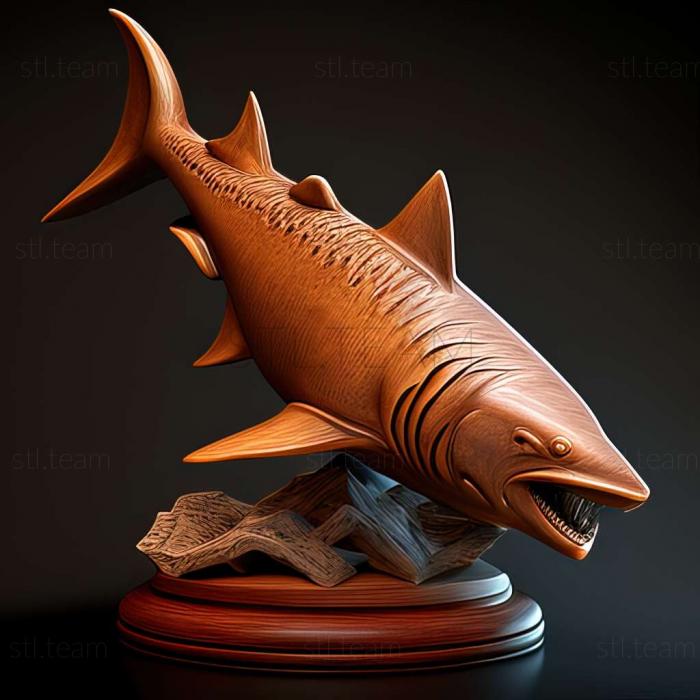 3D модель Carcharhinus leiodon (STL)